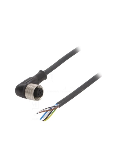 Telemecanique Xzcp1264l5 ,açı/m12-5p Pvc-5mt Sensör Kablo