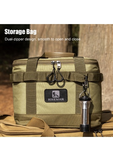 Mufunye Taşınabilir Çok Fonksiyonlu Kamp Aksesuar Düzenleyici - Çarpışma Önleyici Açık Hava Pişirme Seti Saklama Çantası Çok Renkli