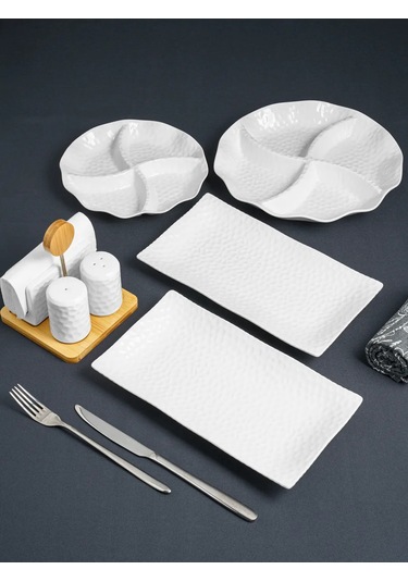 Gift'n'home Mutfak İçin Tuzluk Ve Karabiberlikli Baharat Seti 193776741 Beyaz