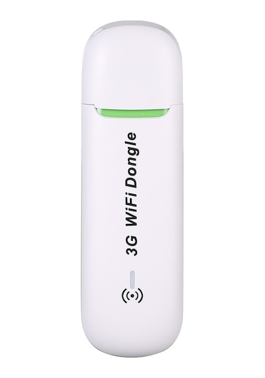 Taşınabilir 3g Wifi Modem, 14.4mbps Hız, 8 Cihaz Bağlantı, Mac Adresi Özelleştirme, Beyaz