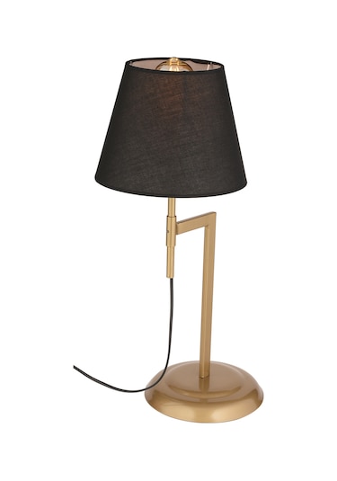 Favla Siyah Şapkalı Eskitme Ayarlanabilir Abajur Diğer