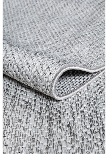 Elit Premium Sisal Jut Halı 1016 - Antrasit Hasır Dokuma Gri-krem Gri - Krem