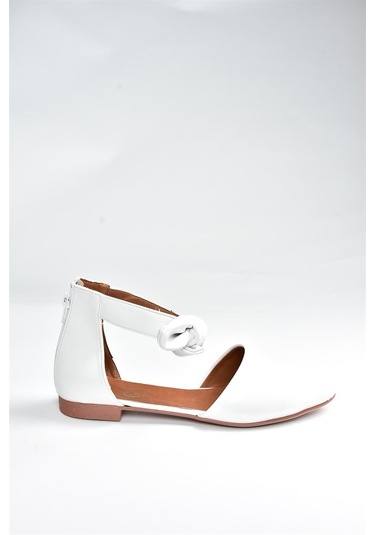 Fox Shoes Beyaz Kadın Babet H726761509 Beyaz