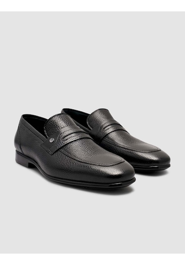 Cabani Hakiki Deri Siyah Loafer Erkek Ayakkabı Siyah Cabani Hakiki Deri Siyah Loafer Erkek Ayakkabı Siyah