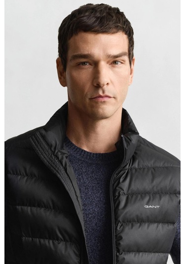 Gant Regular Fit Erkek Siyah Yelek-11288 Siyah