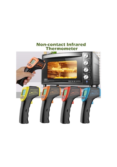 Dofolink El Tipi Entegre Enstrüman: Gm320s Kırmızı Inframerahat Termometre, -50 C İle 600 C Arası Hassas Ölçüm, Lcd Göstergeli, Plasti K Vücut