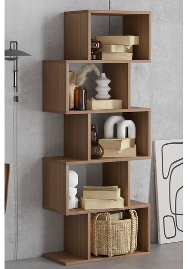 Decormet Meriç Kitaplık Ceviz Diğer