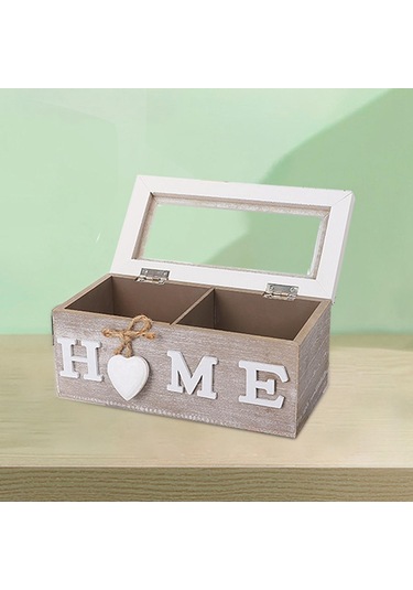 Suntek Çay Poşeti Kutusu Mücevher Mutfak Düzenleyici 2-ızgara 2 Izgara