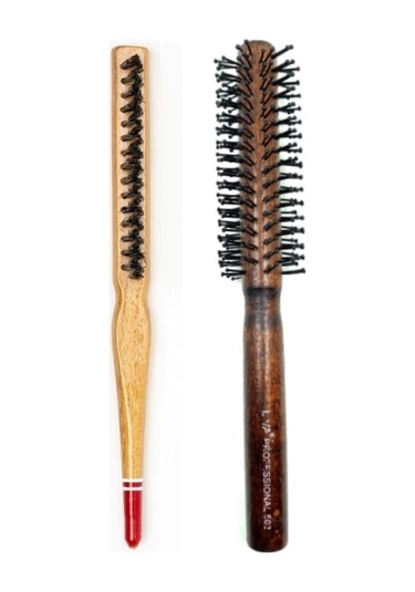 Liva 503 + 690 Profesyonel Yanmaz Set Topuz Saç Fırçası