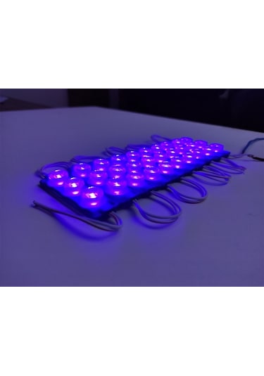 Replax Carub Camlı Parmak Led Lamba Mavi 12 Volt Su Geçirmez 10'lu 3m