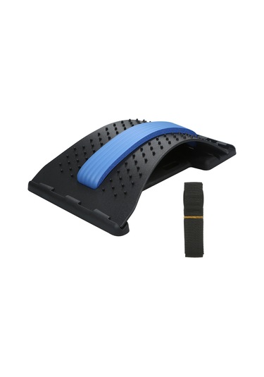 Gajeena Bel Ağrısı İçin Manyetik Masaj Ve Germe Cihazı, Mavi-siyah Renk, Lumbar Düzeltme Aparatı Siyah - Mavi