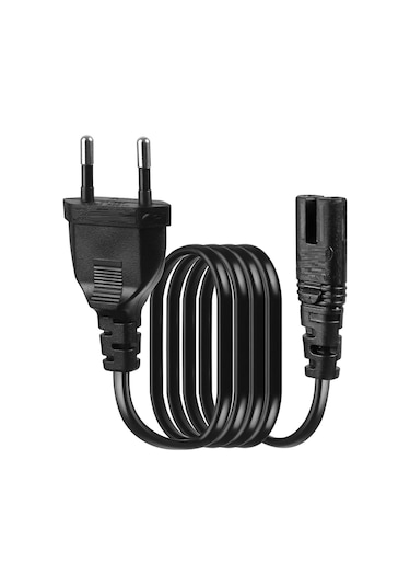 3 Metre Teyp Işıldak Fişi C7 Power Güç Kablosu 3M 2x0.75