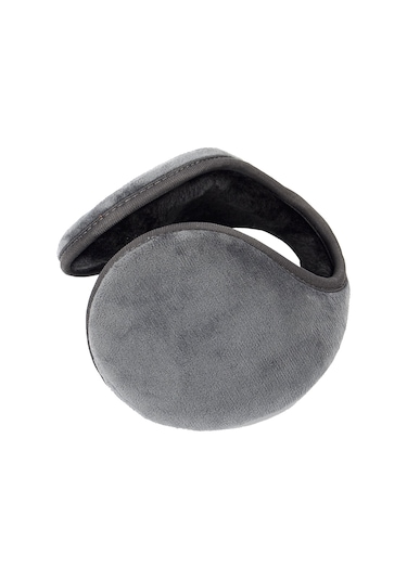 Ximistore9 Kışlık Gri Renkli Kalın Isıtıcı Kulaklık - Unisex Erkek Kadın Isı Sağlama Kulak Kapaklığı Gri