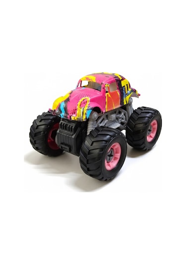 Monster Truck Sök Tak Grafitti Sürtmeli Master Araba Mor Mor