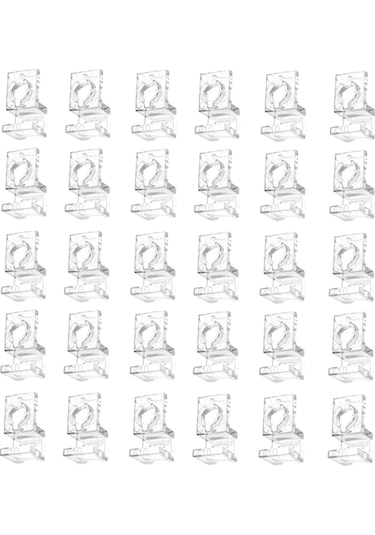 Suntek 30 Parça Balık Tankı Cam Kapak Klipleri Kapağı 10-mm-için