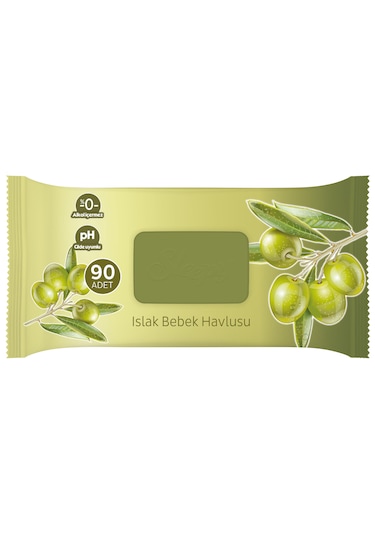 Sleepy Doğal Zeytinyağı Ve Pamuksu Lifler Islak Mendil 12 x 90'lı 1080 Yaprak