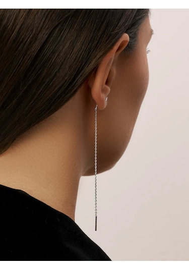 Zoloto Russkih Yonca Desenli Gümüş Çubuk Küpe 70 Mm 157976836 Diğer