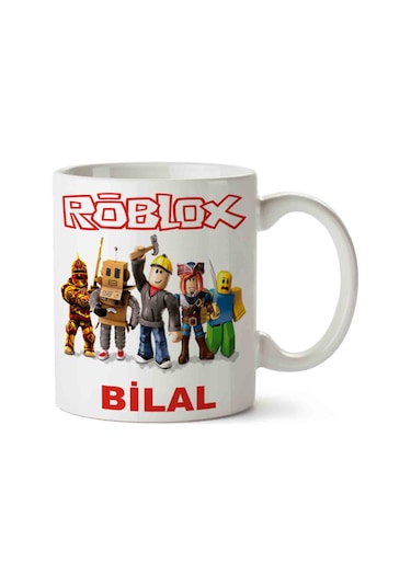 Roblox Tasarımlı Kişiye Özel Istediğiniz Isim Baskılı Kupa Bardak