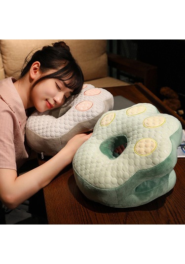 Homyl Uyuklayan Masa Yastık Doldurulmuş Oyuncak Rahat, , Yeşil