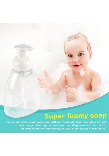 100 Ml-30/60/100/150 Ml Şeffaf Köpük Şişe Sıvı Sabun Şanti Köpük Noktaları Şişeleme Şampuan Losyon Duş Jeli Köpük Pompası Şişeleri