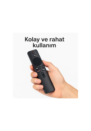 Polham Xiaomi Mi Tv Stick İle Uyumlu Uzaktan Kumanda, Android Tv Box İçin Uzaktan Bluetooth Kumanda