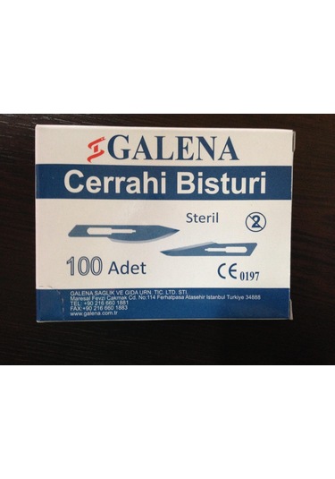 Galena Bistüri Ucu No:15 100'lü