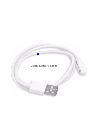 Usb 4 Pin Pogo Kablo  Akıllı Saat Manyetik Sabitleyici Şarj Kablo