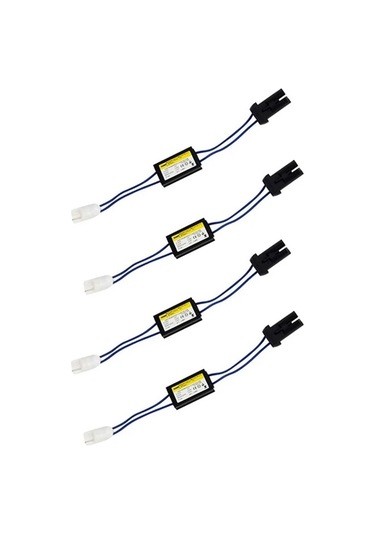 4 Adet-2/4 Adet T10 12v Canbus Kablo Led Uyarı İptal Edici Kod Çözücü 501 T10 T15 W5w 194 Araba Işıkları Hata Yü