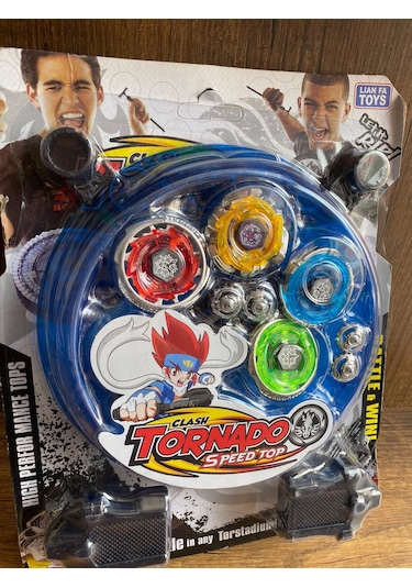 Tornado 4lü Beyblade Set Tornado 4lü Sahalı Beyblade Set Oyuncak