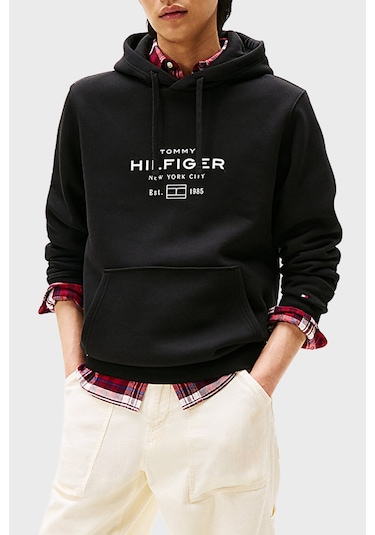 Tommy Hilfiger Erkek Sweat Mw0mw40864 Bds Siyah Siyah Tommy Hilfiger Erkek Sweat Mw0mw40864 Bds Siyah Siyah