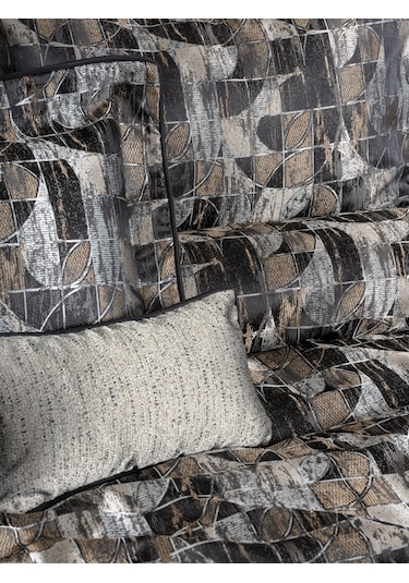 Cotton Box Smart Çift Kişilik Yatak Örtüsü Takımı Mılan Kahve Kahverengi