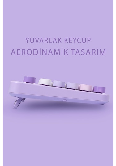 Twotech SMK-640M Renkli Tuşlu Kablosuz Türkçe Q Klavye Mouse Set