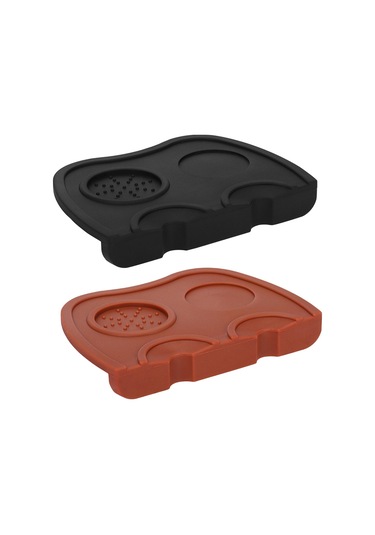 Suntek Espresso Mat Kahve Sıkıştırma Matı Silikon Mat Siyah