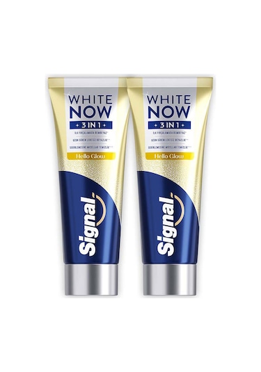 Signal White Now Diş Macunu 3 İn 1 Ekstra Işıltı 75 Ml X2