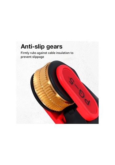 Xuweiwei 1 Bilgisayar Pg5 Profesyonel Kablo Soyucu Depolama Cantali Ayarlanabilir Kesme Derinligi Ergonomik Sapli Manuel Kablolama Ale