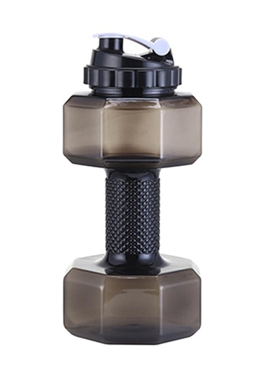 Suntek Fitness Halter Ağırlığı Güçlü Su İçecekleri Şişesi 2200ml-siyah