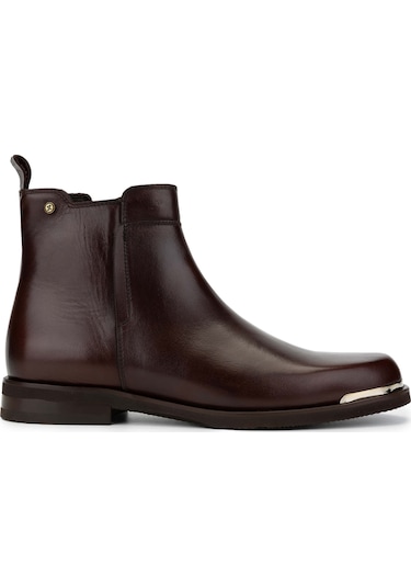 Tamer Tanca Erkek Hakiki Deri Kahverengi Casual Bot 183 40003 Erk Bot Sk24-25 Kahve Kahve