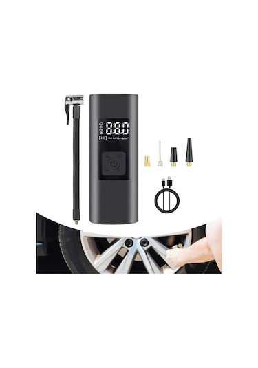 Suntek 12v Hava Kompresörü Araba Pompası Led 1-usb-kablosuyla