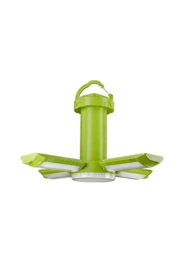 Bloomnest Taşınabilir Kamp Feneri, 4 Yapraklı Led, Usb Şarjlı, Kamp Çadır Lambası Asorti Çok Renkli