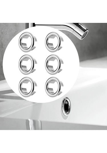 Suntek 6 Parça Banyo Lavabo Taşma Kapak Halkaları, Arjantin