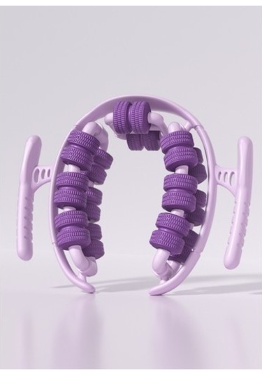 Bacak Masajı Halka Kelepçesi Bacak Silindiri 2h25x0 Mor