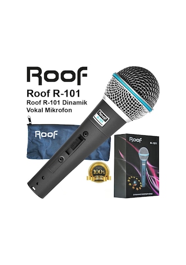 Roof R-101 Dinamik Vokal Mikrofon
