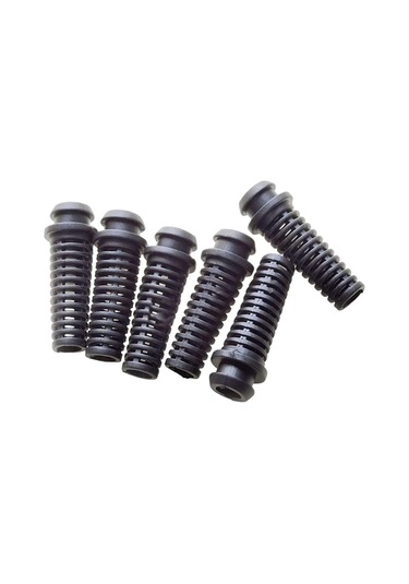 100 Adet - 6.0mm İç Çaplı Sr Kablo Koruyucu Siyah Spiral Tip Kablo Kelepçesi