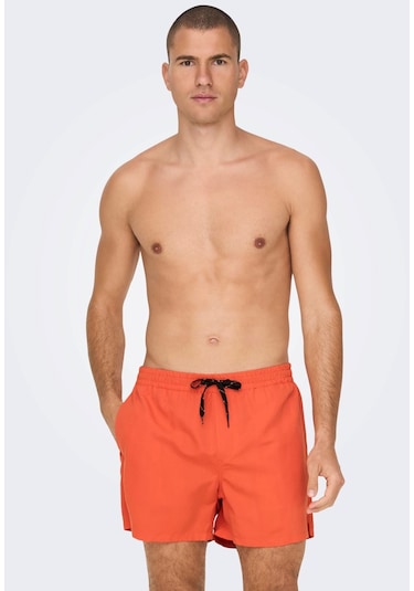 Only & Sons Erkek Onsted Deniz Şortu 22021832 Oranj
