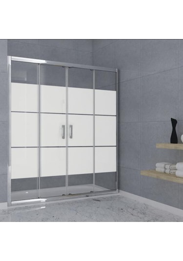 Durul Duşakabin Ön Cephe Box Desen 5mm H:190 Parlak