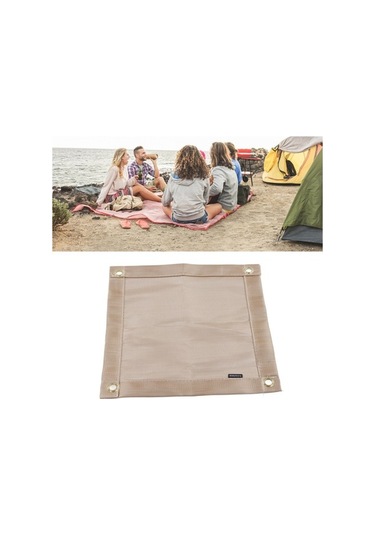 Besthome1 Fiberglas Yangın Engel Matı, Masaüstü/barbekü Koruması, Kamp/piknik İçin, 30x30 Cm, Çok Renkli, Taşınabilir, Yeniden Çok Renkli