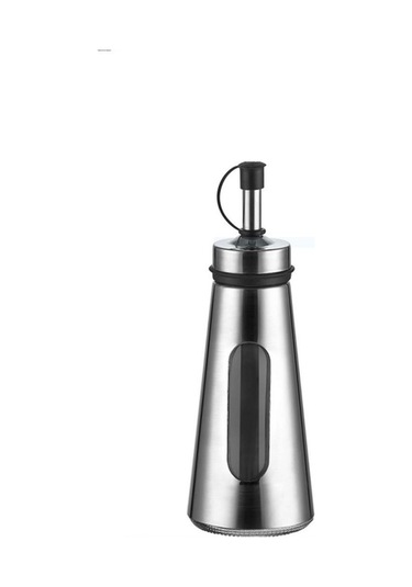 Yağlık Cam 150 Ml Tekli Dışı Metal Gümüş