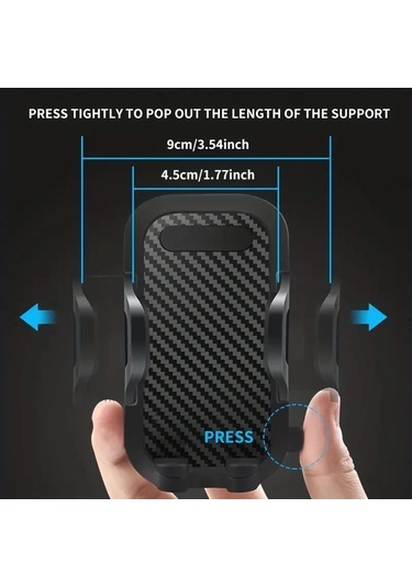 Liangmei Evrensel Enayi Araç Telefonu Tutucu 360 Akıllı