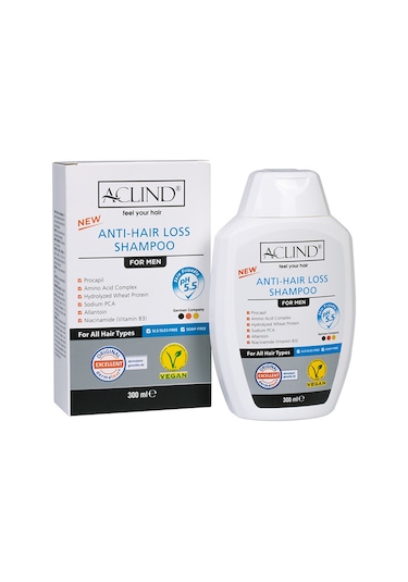Aclind Hair Loss Erkekler İçin Şampuan 300 ML