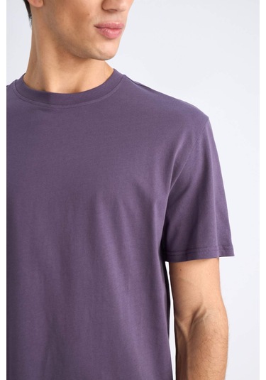 DeFacto %100 Pamuk New Regular Fit Bisiklet Yaka Basic Düz Kısa Kollu Tişört V7699AZ25SPPR187 DeFacto %100 Pamuk New Regular Fit Bisiklet Yaka Basic Düz Kısa Kollu Tişört V7699AZ25SPPR187